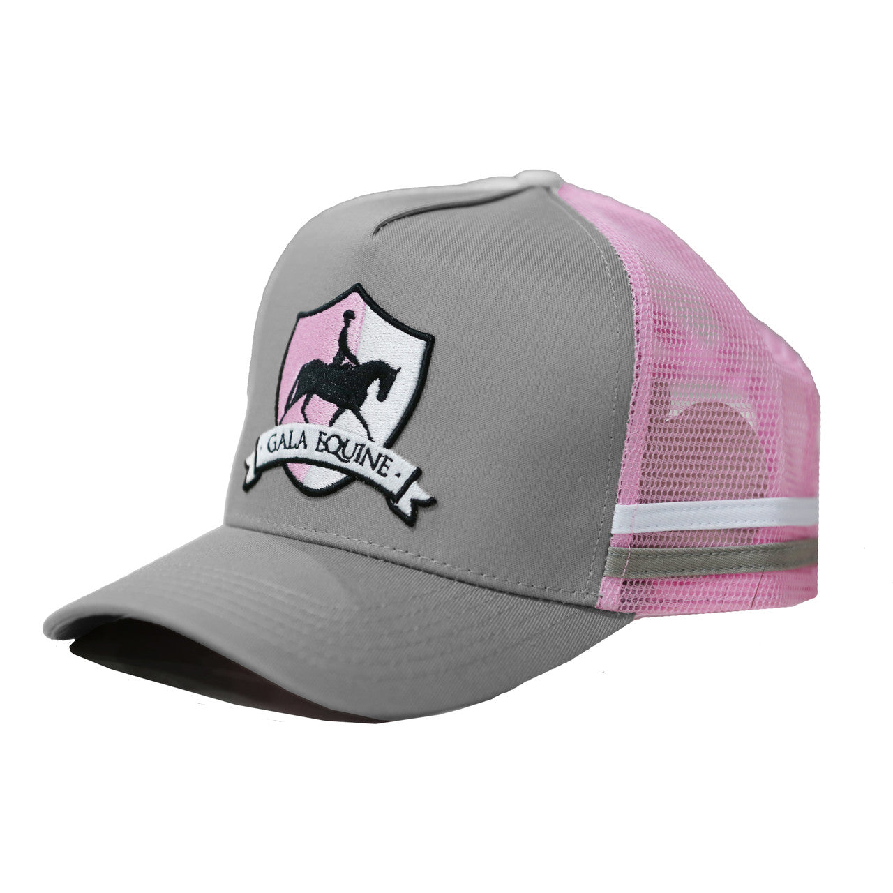 Pink and best sale grey hat