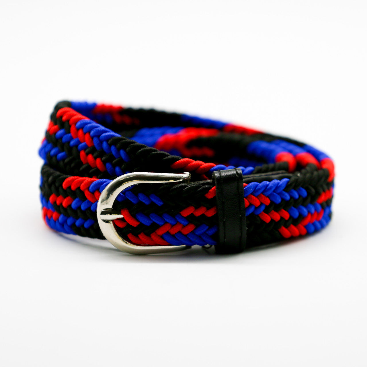 Belt - Black, Royal Blue & Red Diamond