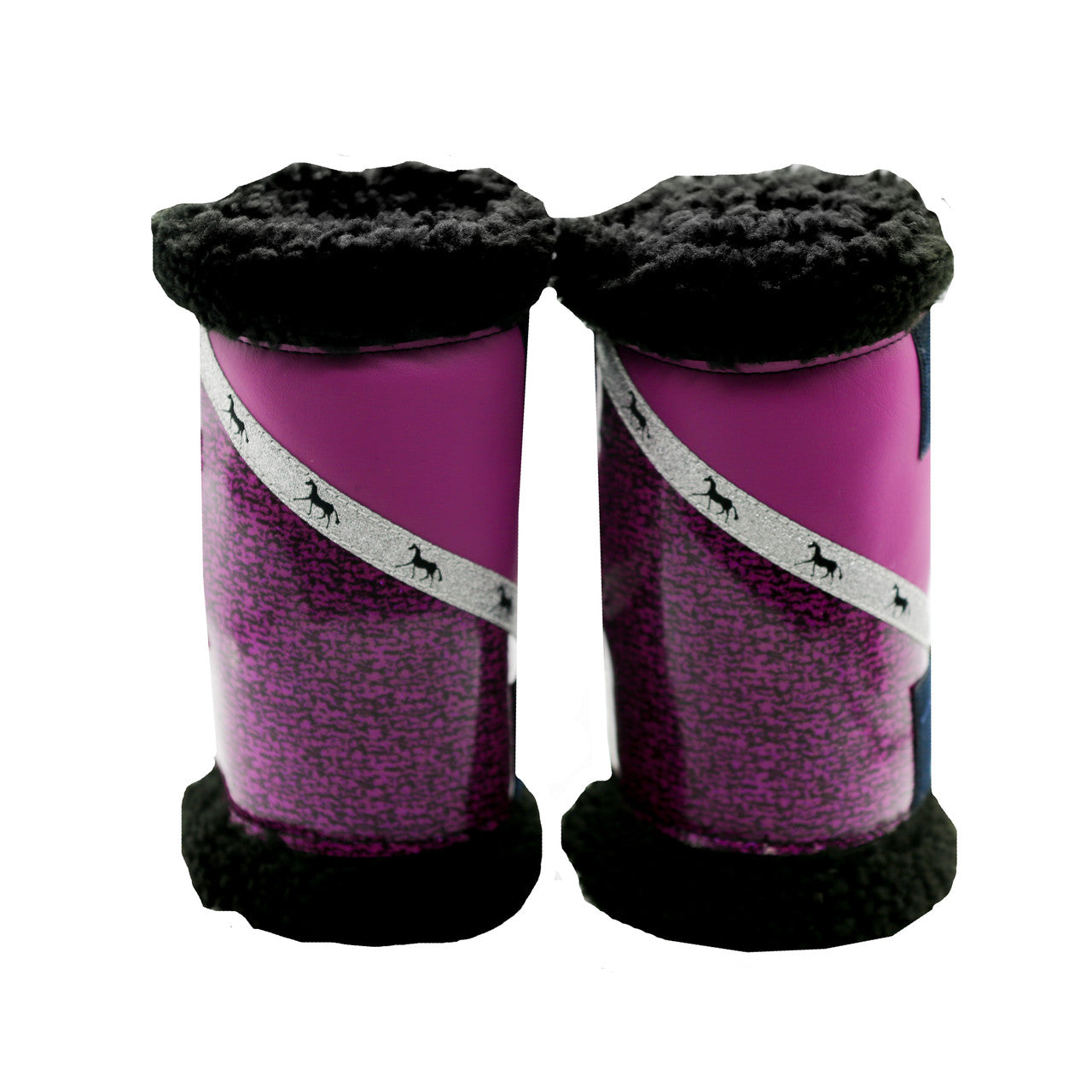 Sherpa Boots - Glitter Purple (Pair)