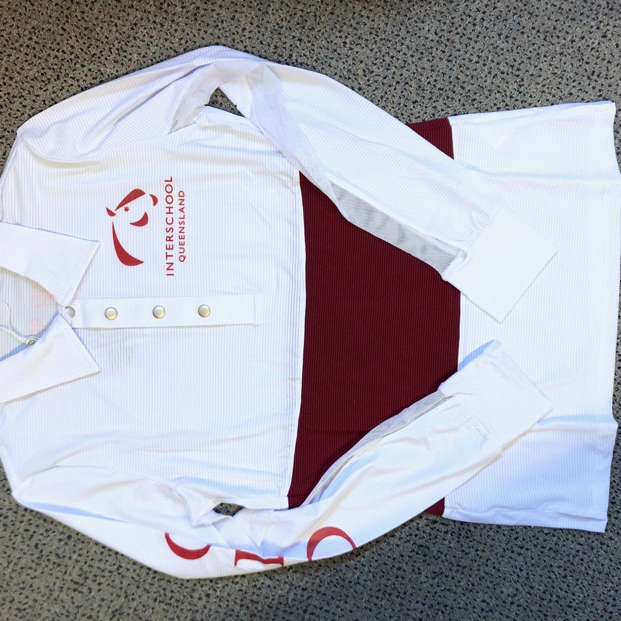 Interschool QLD Long Sleeve Collar Shirt