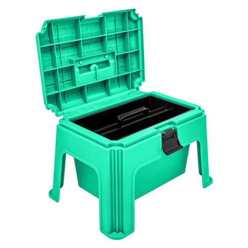 Step up tack box Turquoise
