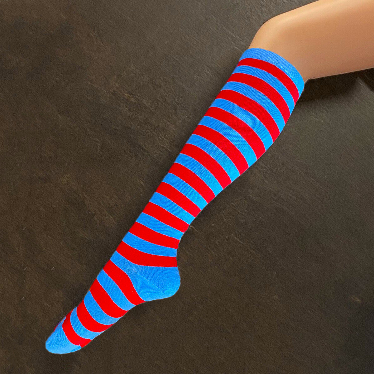 Socks - Red & Blue Stripe