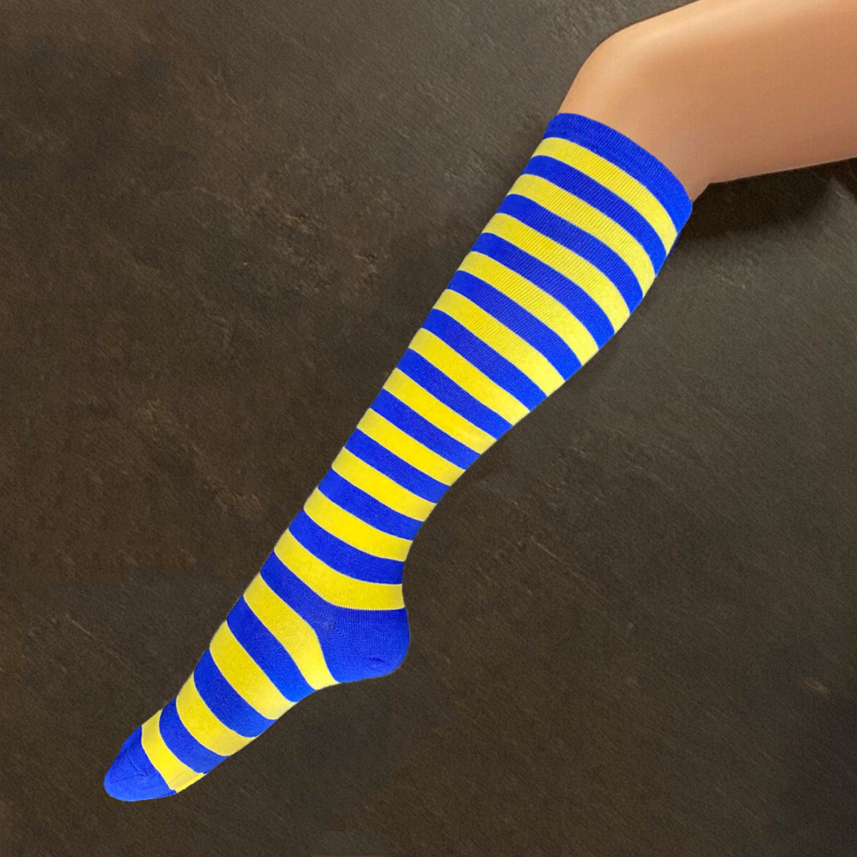 Socks - Blue & Yellow Stripe