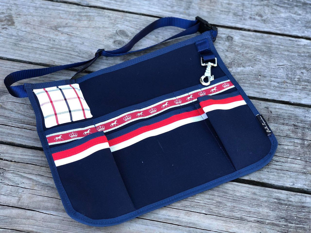 Navy Canvas Plaiting Aron