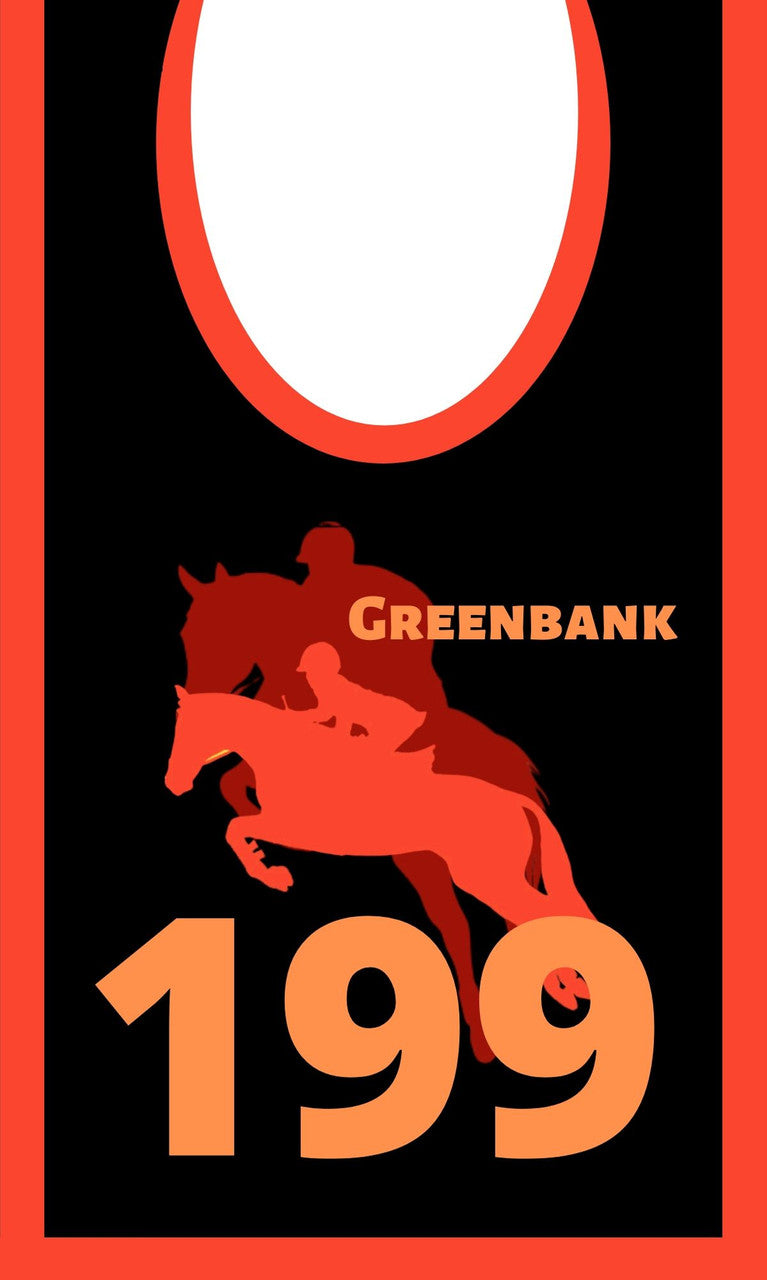 Greenbank Mock up, Love their Black and Orange Pony Club Colours