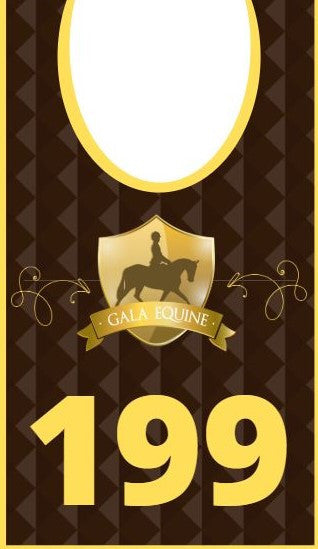 This club required a Brown and Gold Colour to match their Pony Club Colours