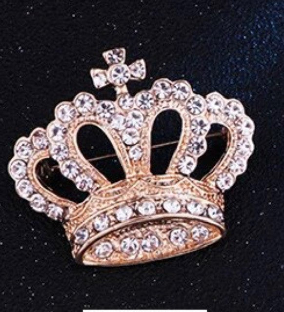 Brooch - Yellow Gold Crown